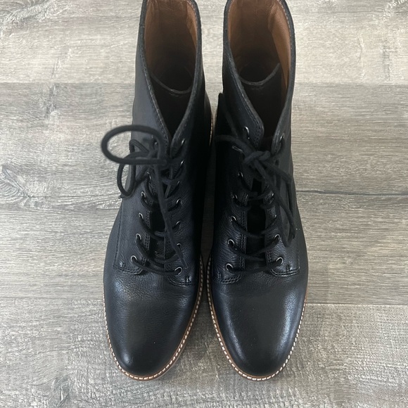 Madewell Shoes - Madewell Clair Lace-up Combat Boot-Black Size 10